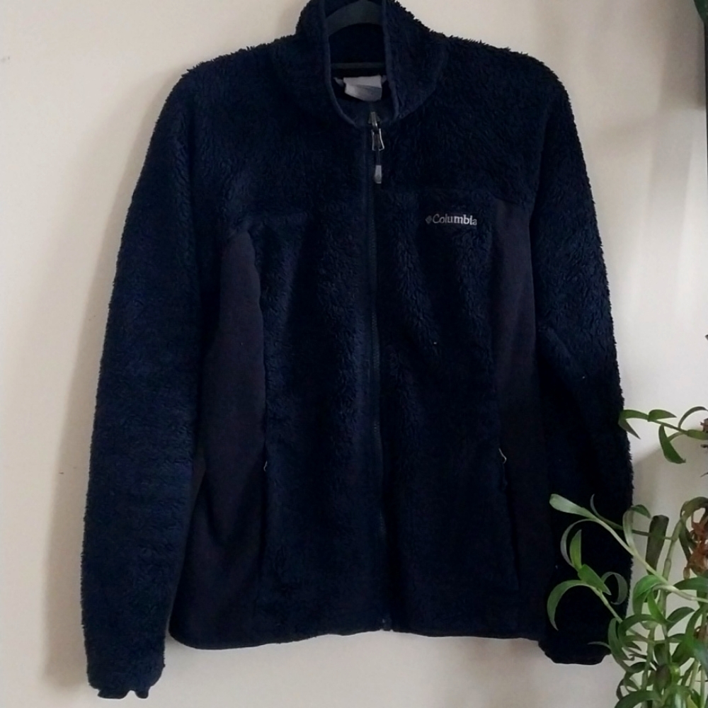 Columbia bark blue super warm jacket